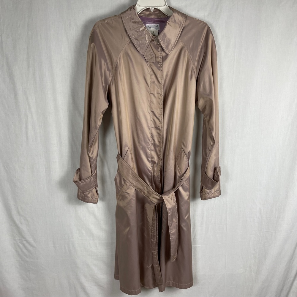 Agnes B. Paris Iridescent Trenchcoat